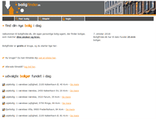 Tablet Screenshot of boligfinder.dk